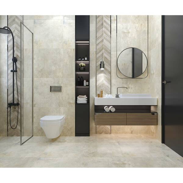 Керамограніт Golden Tile Metallica Бежевий 781520 60x60 см, фото 2