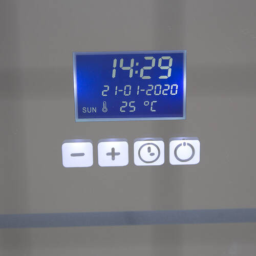 Дзеркало Аква Родос Омега Time з LED-підсвічуванням 700х1000 мм, фото 2