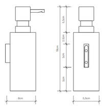 Дозатор для рідкого мила Decor Walther Mikado MK WSP 0521150 білий матовий, фото №2