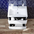 Тумба з раковиною AM.PM X-Joy M85 - FHX0652 - WC0652WG38  підвісна, 65 см, білий глянець, фото 6