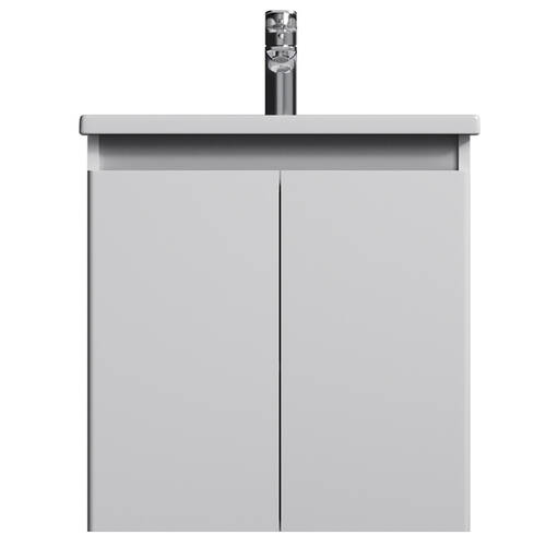 Тумба з раковиною AM.PM X-Joy M85 - FHX0551 - WC0551WG38 підвісна, 55 см, білий глянець, фото 1