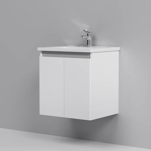 Тумба з раковиною AM.PM X-Joy M85 - FHX0551 - WC0551WG38 підвісна, 55 см, білий глянець, фото 2