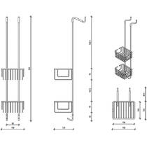 Полка металлическая Decor Walther Basic DW HGK2 0705060 15 см черный матовый, фото №2
