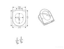 Кришка для унітаза Villeroy&Boch Omnia Architectura 98M9C101 Soft Close, фото №2