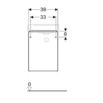 Тумба для раковины Geberit Xeno2 500.502.00.1, 40 см, цвет серовато-бежевый мат, фото №5