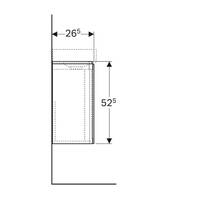 Тумба для раковины Geberit Xeno2 500.502.00.1, 40 см, цвет серовато-бежевый мат, фото №6