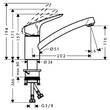 Змішувач для кухні Hansgrohe Logis M31 71837000 хром, фото 2