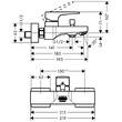Смеситель для ванны Hansgrohe Metropol 32540700 белый матовый, фото 2