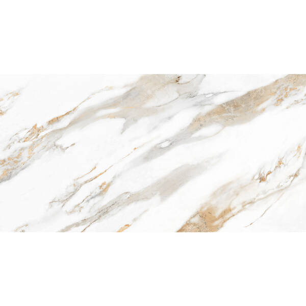 Керамограніт Інтеркерама Calacatta Gold 35 071/L Сірий 60x120 см, фото 1
