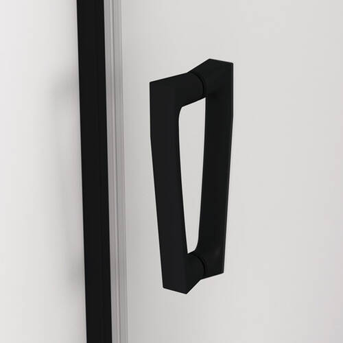 Душевые двери с фиксированной стенкой SanSwiss Cadura BlackLine CAS2G1200607 120х200 см раздвижные левые, фото 4