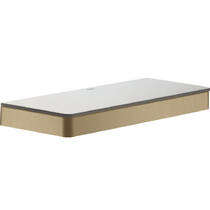 Полка стеклянная Axor Universal Softsquare 42838140 30 см бронза матовый, фото №1