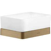 Полка стеклянная Axor Universal Softsquare 42802140 15 см бронза матовый, фото №1