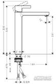 Змішувач для раковини Hansgrohe Metris S 31023000, фото 2