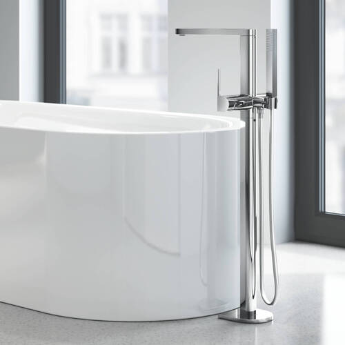 Змішувач для ванни Grohe Plus 23846003 підлоговий,  хром, фото 5