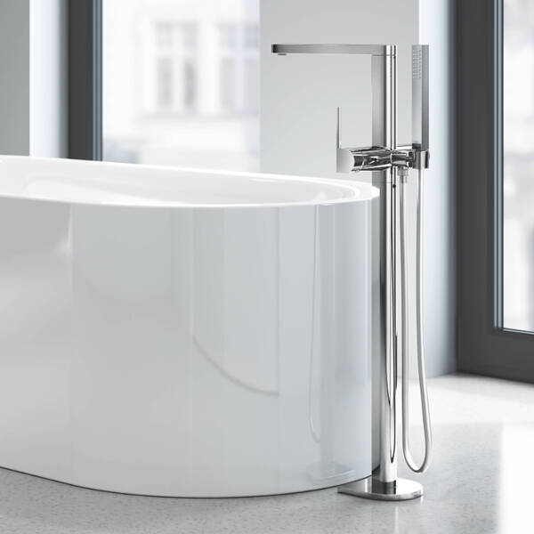 Змішувач для ванни Grohe Plus 23846003 підлоговий,  хром, фото 5