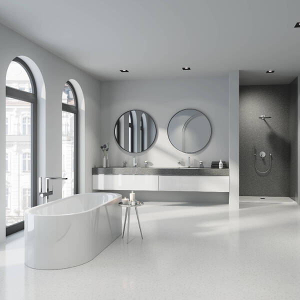 Змішувач для ванни Grohe Plus 23846003 підлоговий,  хром, фото 4