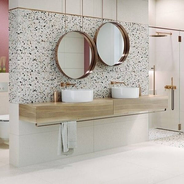 Керамограніт Opoczno Pl+ Hika Terazzo Mix Colors Lappato 39,8x119,8 см, фото 2