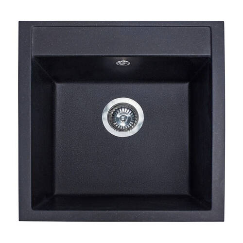 Кухонная мойка Miraggio Bodrum 510 Black Shine черный матовый, фото 3