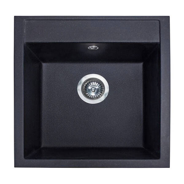 Кухонная мойка Miraggio Bodrum 510 Black Shine черный матовый, фото 3