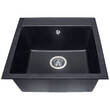 Кухонная мойка Miraggio Bodrum 510 Black Shine черный матовый, фото 4