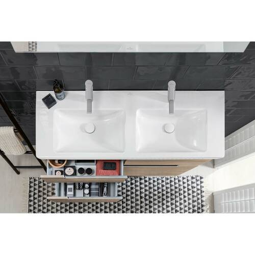 Донний клапан для раковини Villeroy&Boch 680900R2 керамічний білий, фото 2