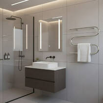 Полотенцесушитель водяной Mario Змейка 525х700/500 525х700 мм полированная нержавеющая сталь, фото №1