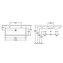 Раковина Villeroy&Boch Avento 4156A401, фото №2