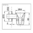 Сифон для бойлера Styron STY-517-1 з кульковим гідрозатвором, білий, фото 2