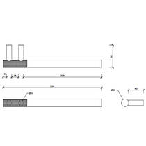 Тримач для рушників Decor Walther Club HTH 0855700 хром, фото №2