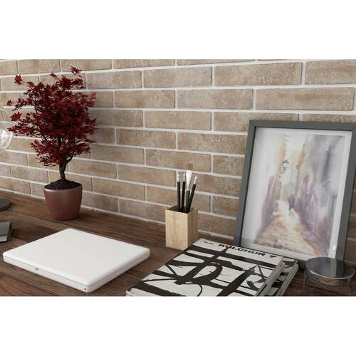 Керамограніт Golden Tile Baker Street 22V010 Світло Бежевий 6х25 см, фото 2