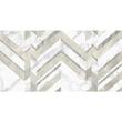 Плитка Golden Tile Marmo Bianco Chevron Білий G70151 30x60 см, фото 1
