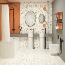 Керамогранит Megagres Terrazzo Agrimstone Ivory M. 60x120 см, фото №2