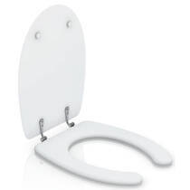 Кришка для унітазів GW11 42 и GW11 43 Genwec GW11 47 01 00 з ергономічним сидінням, білий, фото №1