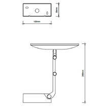 Косметичне дзеркало Decor Walther Basic Vision R 5X 0123160 з LED-підсвічуванням та збільшенням 5х, чорний матовий, фото №3