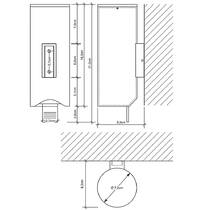 Дозатор для рідкого мила Decor Walther DW 280 0848660 чорний мат, фото №2