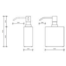 Дозатор для рідкого мила Decor Walther Corner DW 470 0824900 хром, фото №2
