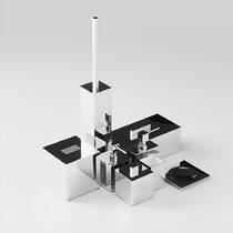 Дозатор для рідкого мила Decor Walther Corner DW 470 0824900 хром, фото №3