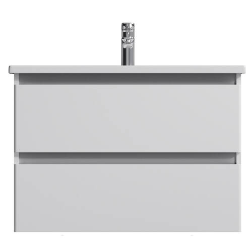 Тумба з раковиною AM.PM X-Joy M85 - FHX0802 - WC0802WG38 підвісна, 80 см, білий глянець, фото 1