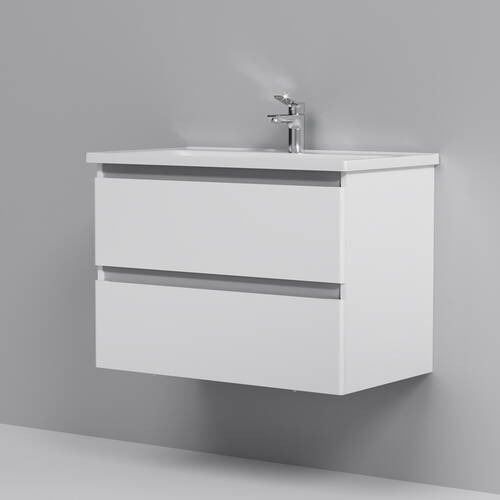 Тумба з раковиною AM.PM X-Joy M85 - FHX0802 - WC0802WG38 підвісна, 80 см, білий глянець, фото 2
