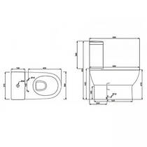 Чаша для компакта Devit Fresh 3110121 с крышкой Soft Close, фото №3