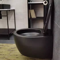 Унитаз подвесной Devit Acqua 3020155B безободковый без крышки черный матовый