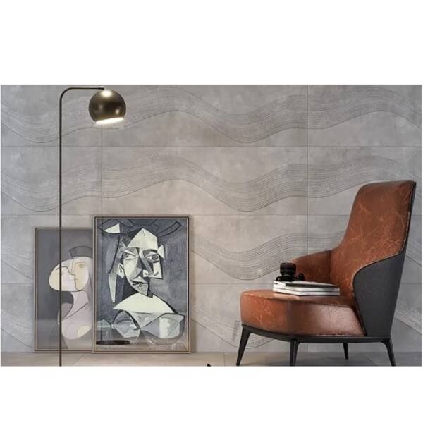 Плитка Opoczno Pl+ Concrete Sea Grey Structure Matt 39,8х119,8 см декор, фото 2