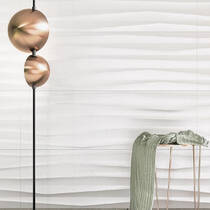 Плитка Opoczno Pl+ Selina White Structure Shiny Micro 39,8x119,8 см, фото №3