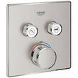 Смеситель скрытого монтажа для душа Grohe Grohtherm SmartControl 29124DC0 с термостатом, суперсталь, фото 1