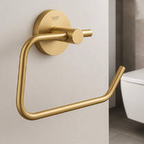 Держатель для туалетной бумаги Grohe Essentials 40689GN1 брашированное золото, фото 1