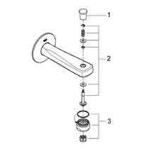 Излив для ванны Grohe BauContemporary 13254000 с переключателем, хром, фото №3