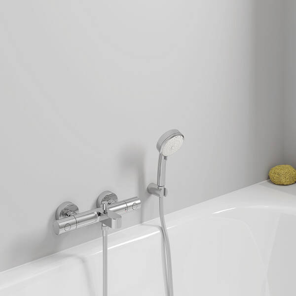 Змішувач для ванни Grohe Grohtherm 800 Cosmopolitan 34772000 з термостатом, хром, фото 6