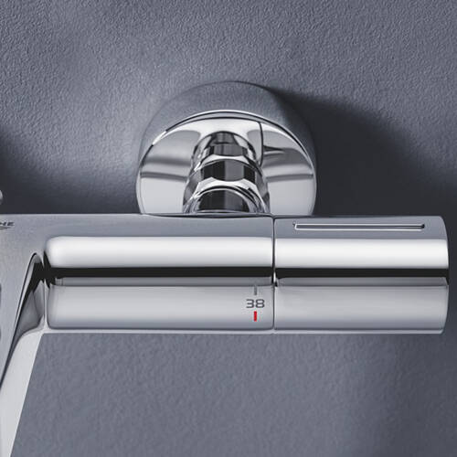 Змішувач для ванни Grohe Grohtherm 800 Cosmopolitan 34772000 з термостатом, хром, фото 5