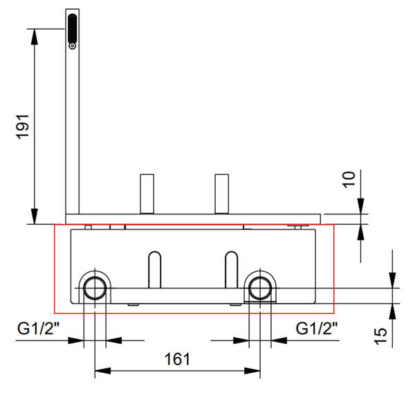 Внутренняя часть смесителя для раковины Fantini 44 00 T010A AK/25, фото 2