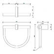 Тримач для рушників Decor Walther Century HTR 0585317 темна бронза матовий, фото 2